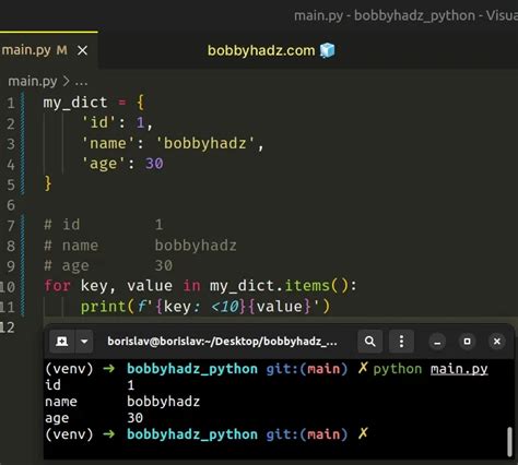 How to Print Dictionary in Python に対する画像結果