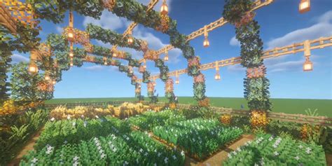 Toradh íomhá ar Minecraft Farming Flowers