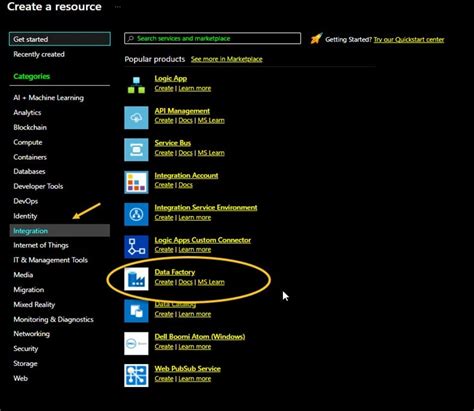 Image result for Azure Data/Factory Screen