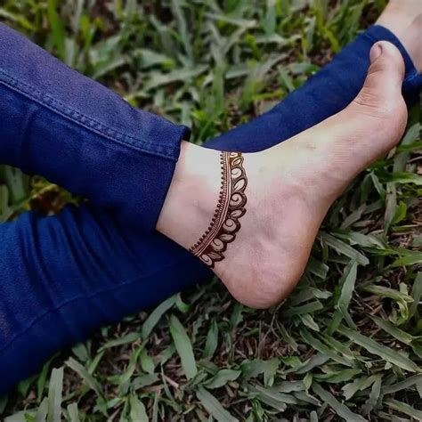 Image result for Ankle Henna Designs