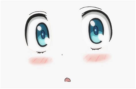 Image result for Anime Roblox Face Transparent Background
