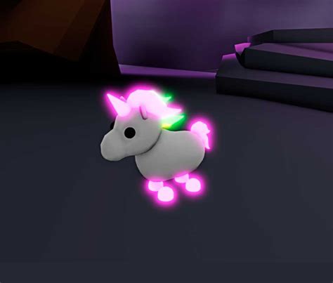 Afbeeldingsresultaten voor AdoptMe Pets Neon Unicorn