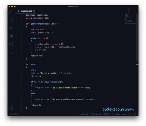 Image result for Palindrome Number Code in C
