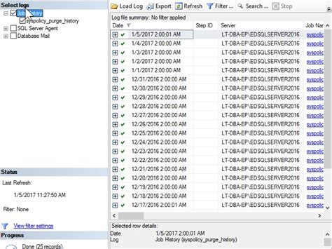 Image result for SQL Server Job Summary