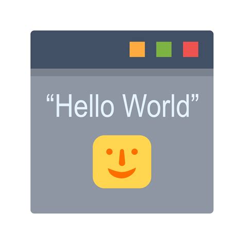 Image result for Hello World Icon