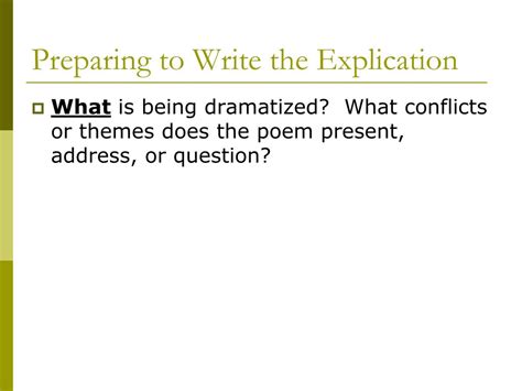 Image result for Explication Example