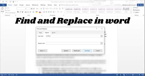 Toradh íomhá ar Word Doc Find and Replace