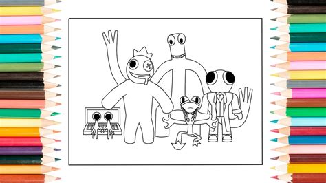 Roblox Rainbow Coloring Pages に対する画像結果