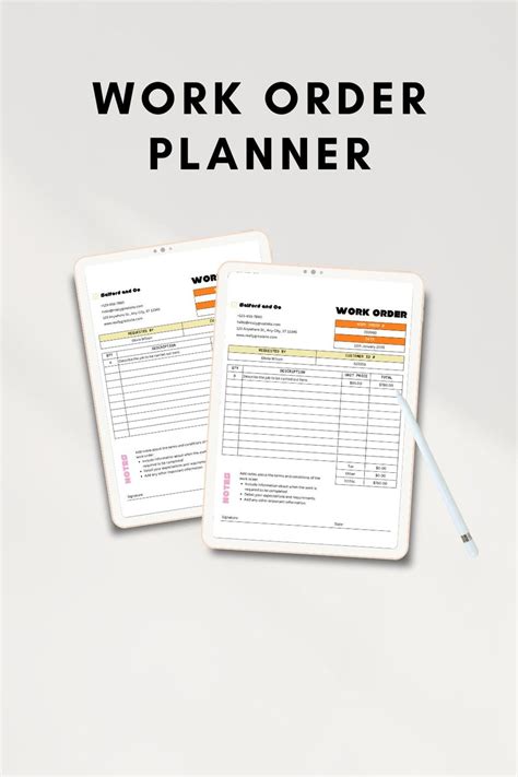 Image result for Job Work Order Forms