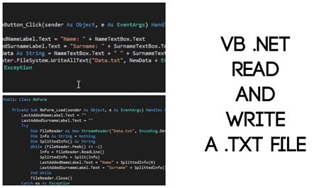 Image result for VB Read/Write Text File to DataGridView