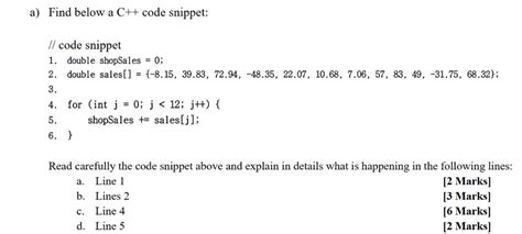 Image result for Code Snippet for C++