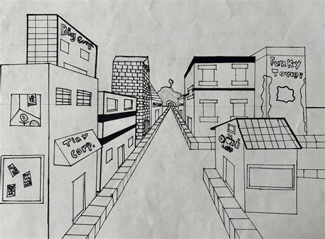 Image result for Point Perspective City