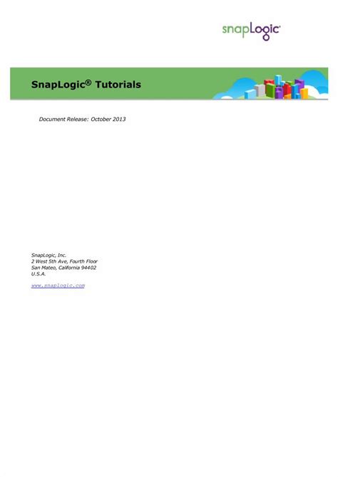 Toradh íomhá ar SnapLogic Tutorial PDF