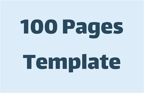 Image result for 100 Template