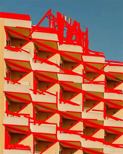 Python Hough Transform CV2에 대한 이미지 결과