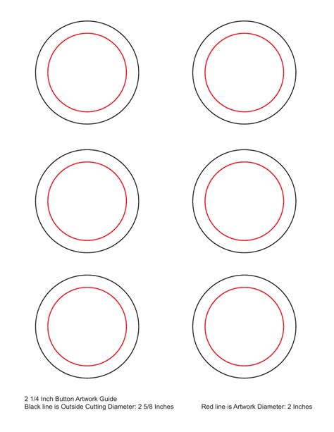 Toradh íomhá ar 2.25 Inch Button Template