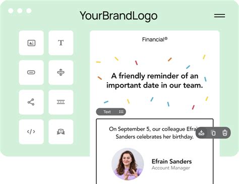 Toradh íomhá ar HTML Email Editor