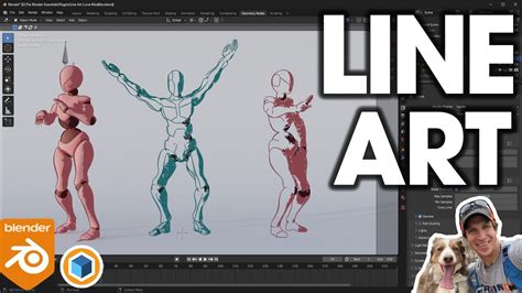 Blender 2D Line Art に対する画像結果