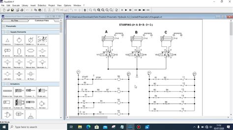 Toradh íomhá ar Pneumatic Fluid Sim