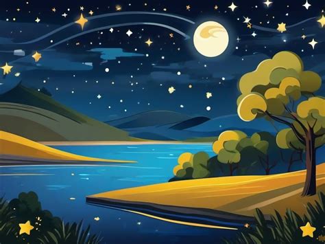 Image result for Starry Night Cartoon