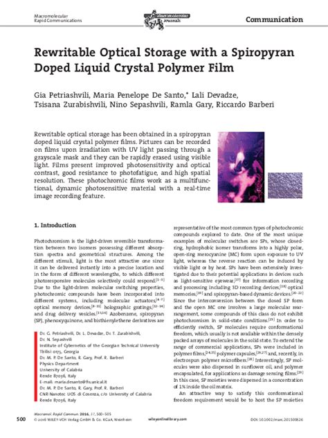 Toradh íomhá ar Liquid Crystal Polymer