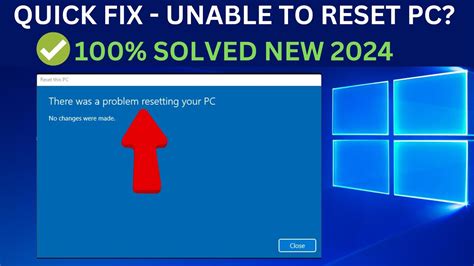 Afbeeldingsresultaten voor Problem Resetting My PC