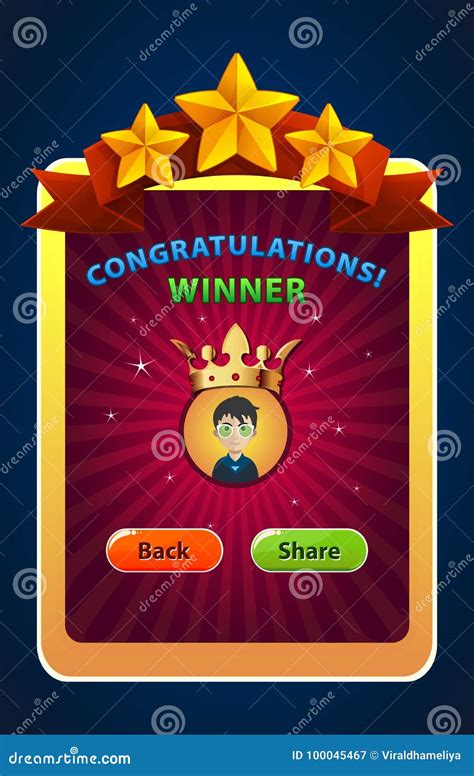 Image result for Winner UI in Game