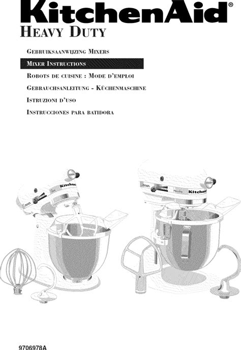 kitchenaid stand mixer instruction manual | Wallpaper Website