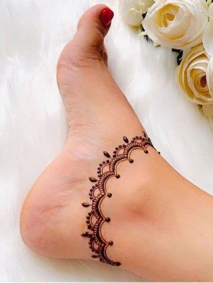 Image result for Ankle Henna Designs