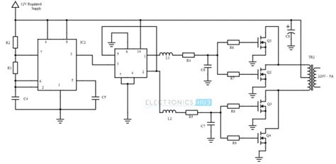Image result for Battery Backup Circuit Diagram