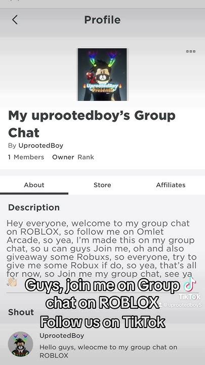 Toradh íomhá ar Roblox Group Chat Box