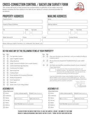 Afbeeldingsresultaten voor Backflow Survey