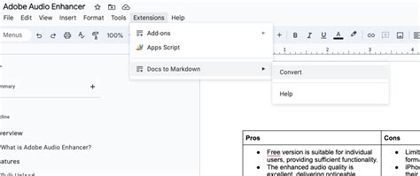 Toradh íomhá ar Google Doc to HTML