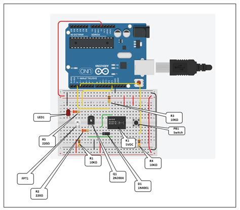 Image result for Arduino Circuit Diagram Simple Connection