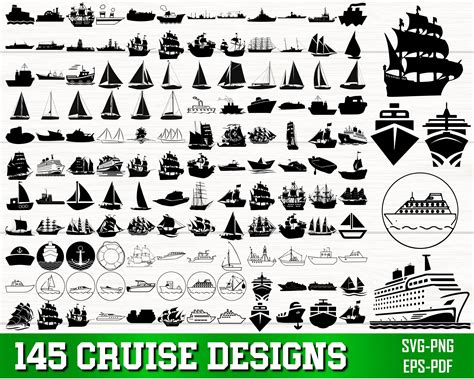 Cruise Svg Bundle, Cruise Ship Svg, Cruise PNG Bundle, Boat Svg, Cruise ...