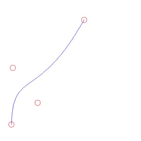 Python Bezier Curve Fit Line Segments에 대한 이미지 결과