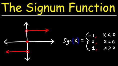 Image result for How to Graph a Signum Function