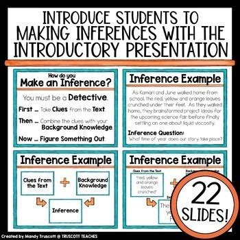 Toradh íomhá ar Making Inferences Notes