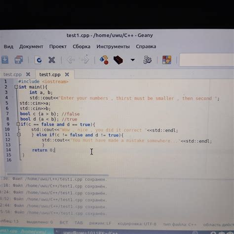 Toradh íomhá ar Assert Cplusplus