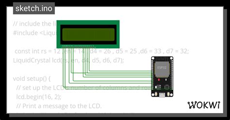 Image result for Esp32 HelloWorld LCD I2C