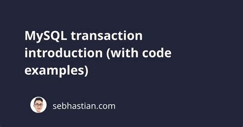 Toradh íomhá ar MySQL Transaction