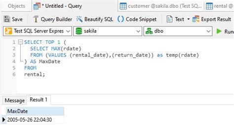 Toradh íomhá ar SQL Return Max Number of Other Column