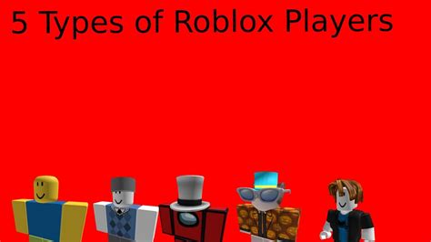 Image result for All Types of Roblox Players