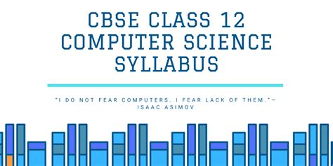 Toradh íomhá ar Class 12 Computer Science Syllabus