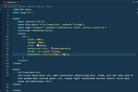 Afbeeldingsresultaten voor CSS Transform 2D Examples