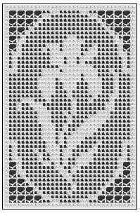 Image result for Filet Crochet House Charts