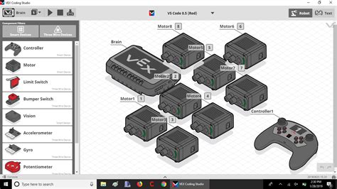 Toradh íomhá ar VEX Servo Code