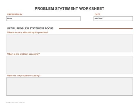 Image result for Problem Statement Cheat Sheet