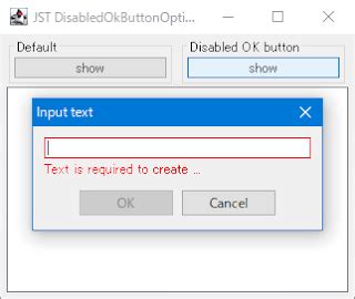 Toradh íomhá ar If Else JOptionPane Java