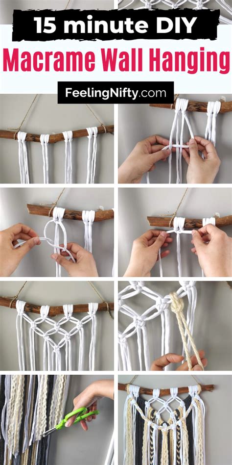 Image result for Simple Macrame Hanging Tutorial